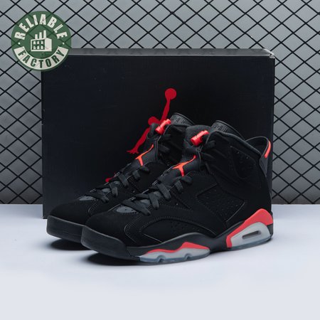 Jordan 6 Retro Black 'Infrared' 384664 060 Size 40-47.5