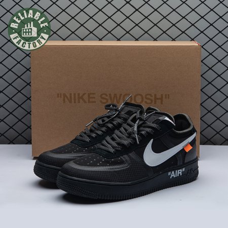 Nike Air Force 1 Low Off-White Black White AO4606 001 Size 36-47.5