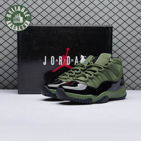 Air Jordan 11 Retro Army Green Black CT8012 300 Men's