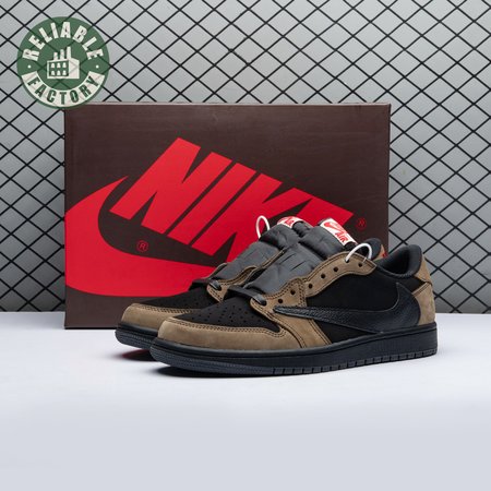 Travis Scott x Air Jordan 1 Low OG Velvet Brown DM7866 202 Unisex