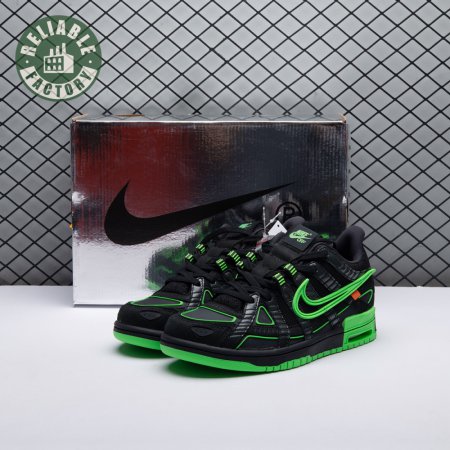 Off-White x Air Rubber Dunk 'Green Strike' Men's