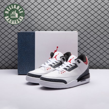 Air Jordan 3 Retro Denim SE 'Fire Red' Men's