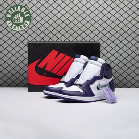 Jordan 1 Retro High Court Purple White Men's