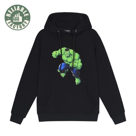 Balenciaga The Hulk Hoodie (B13) Black