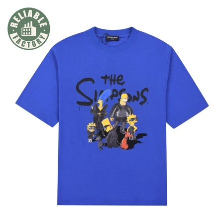 Balenciaga The Simpsons T-Shirt (B50) Blue