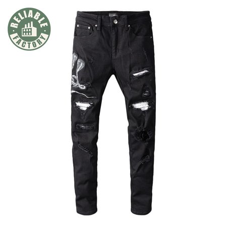 Amiri Cobra Jeans Black