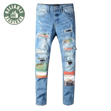 Amiri Design Jeans Blue