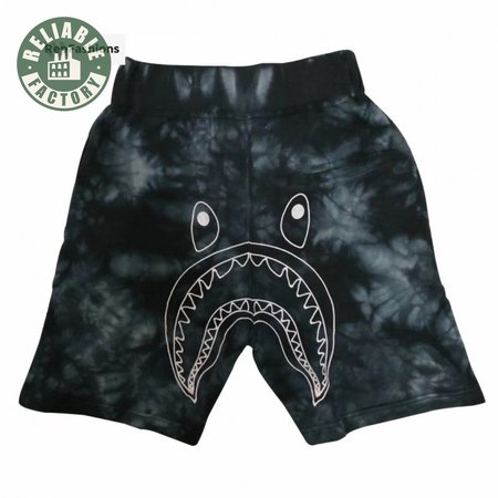 Bape Tie Dye Shark Sweat Shorts