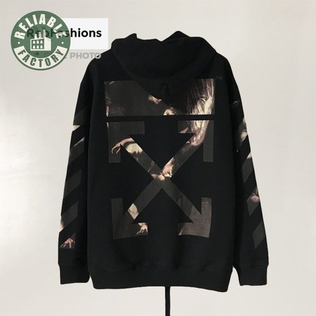 Off White Caravaggio Diag Arrow Hoodie