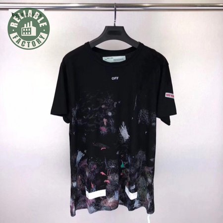 Off White Galaxy Brushed Tee