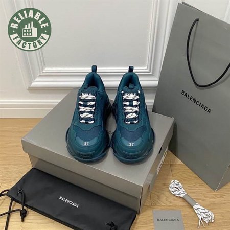 BALENCIAGA MEN'S TRIPLE S SNEAKER CLEAR SOLE - BB186