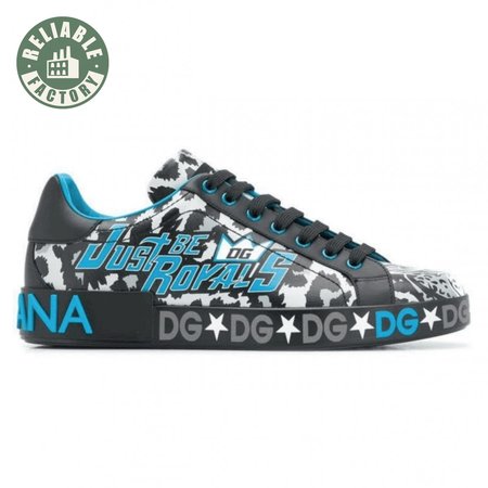 DOLCE & GABBANA PORTOFINO JUNGLE SPORT SNEAKERS - DG90