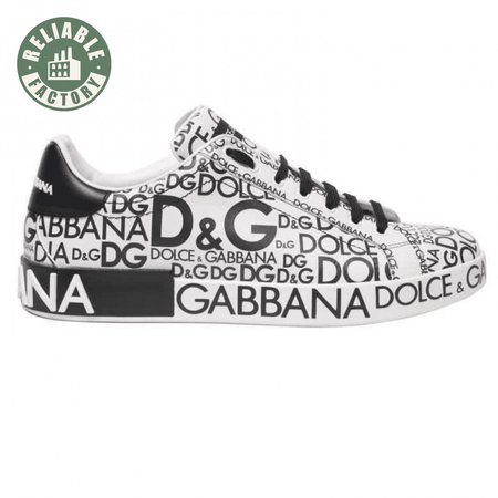 DOLCE & GABBANA LOGO PRINT SNEAKERS - DG13