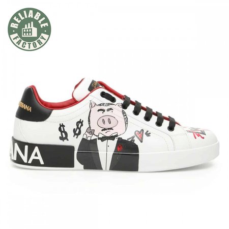 DOLCE & GABBANA PORTOFINO PADRINO PIG SNEAKERS - DG27