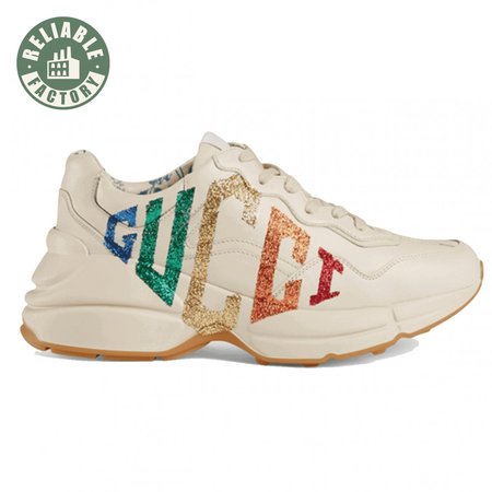 GUCCI RHYTON GLITTER SNEAKER