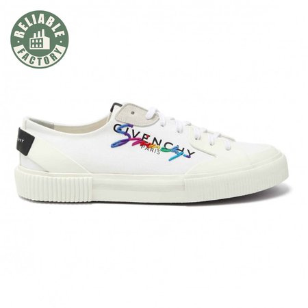 GIVENCHY TENNIS LOGO-EMBROIDERED SNEAKER - GVC39