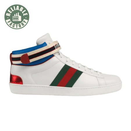 GUCCI STRIPE ACE HIGH-TOP SNEAKER - GC51