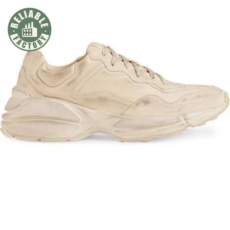 GUCCI RHYTON LEATHER SNEAKER - GC57