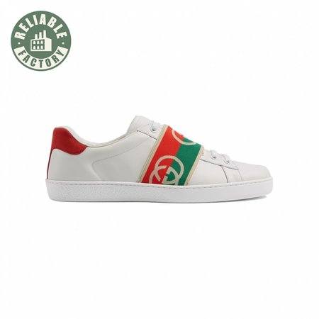 GUCCI MEN'S ACE SNEAKERS WITH ELASTIC WEB - GC213