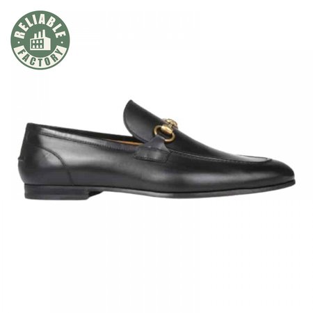 GUCCI JORDAAN LEATHER LOAFER - LDG016