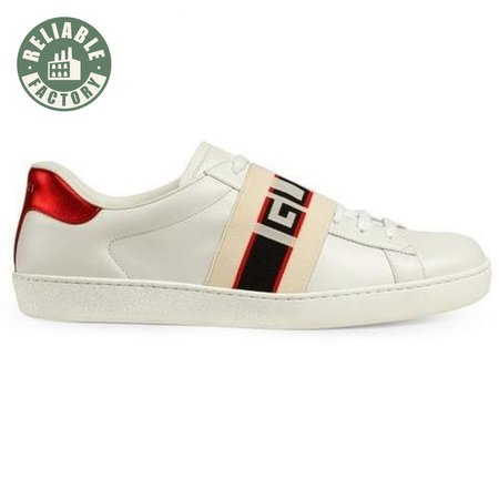 GUCCI STRIPE LEATHER SNEAKER - GC3