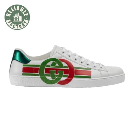 GUCCI MEN'S ACE SNEAKER WITH INTERLOCKING G - GC8