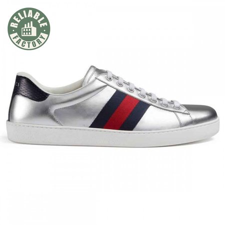 GUCCI ACE SLIVER SNEAKER - GC39