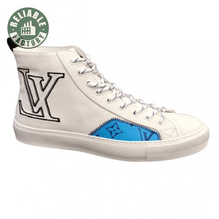 tattoo high top white sneaker - 76