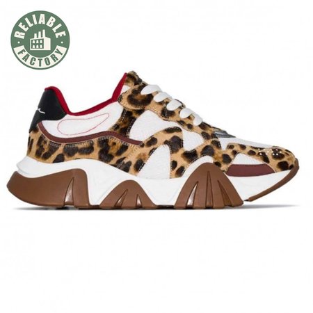 VERSACE LEOPARD PRINT SNEAKERS - VS37